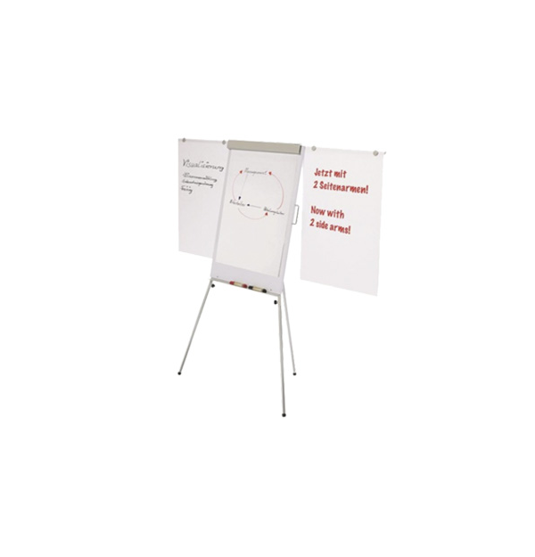 FLIPCHART MAGNETIC YOUNG EDITION PLUS 2 BRATE LATERALE 70x100 cm, MAGNETOPLAN