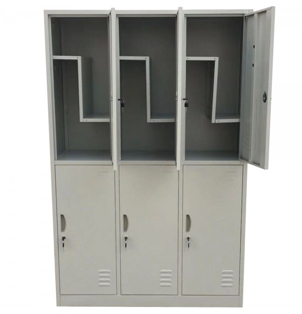 VESTIAR METALIC CU 6 USI MAXI (3x2) interior Z, 1200x500x1800 mm (LxlxH), neasamblat, PLUS VESTIAR METALIC CU 6 USI MAXI (3x2) interior Z, 1200x500x1800 mm (LxlxH), neasamblat, PLUS