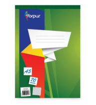 BLOC NOTES A5 70 FILE FORPUS MATE FO42502