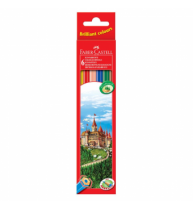 Creioane Colorate 6 culori Eco Faber-Castell