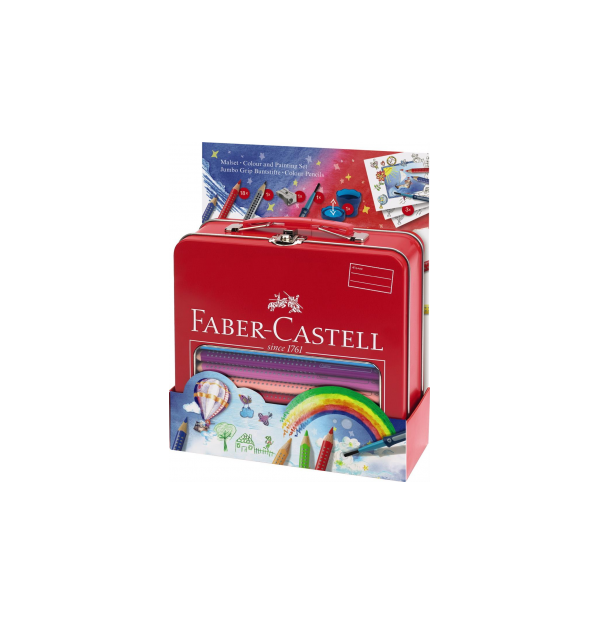 Set Cadou Desen Si Pictura Jumbo Grip Faber-Castell