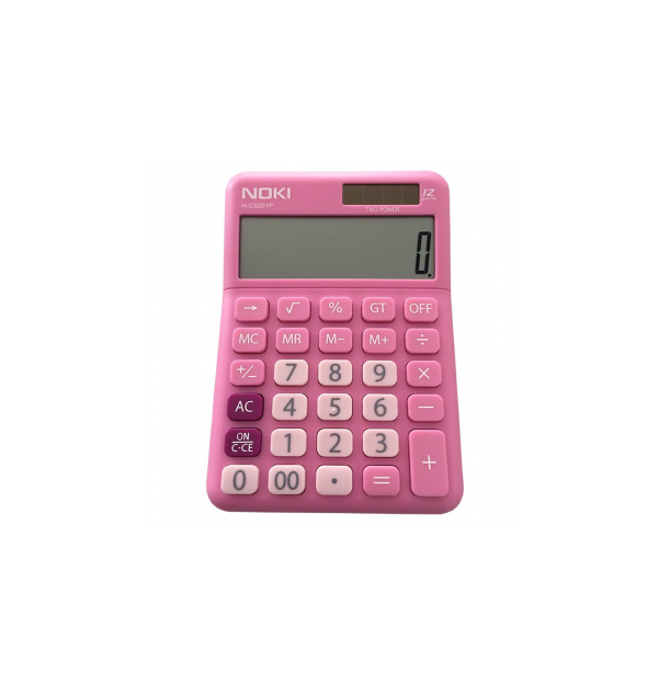 Calculator Birou 12Digiti HCS001 Roz Noki