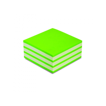 Notes adeziv 50x50mm alb/verde Neon 250 File Noki