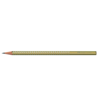 Creion Grafit B Sparkle Metalic Auriu Faber-Castell