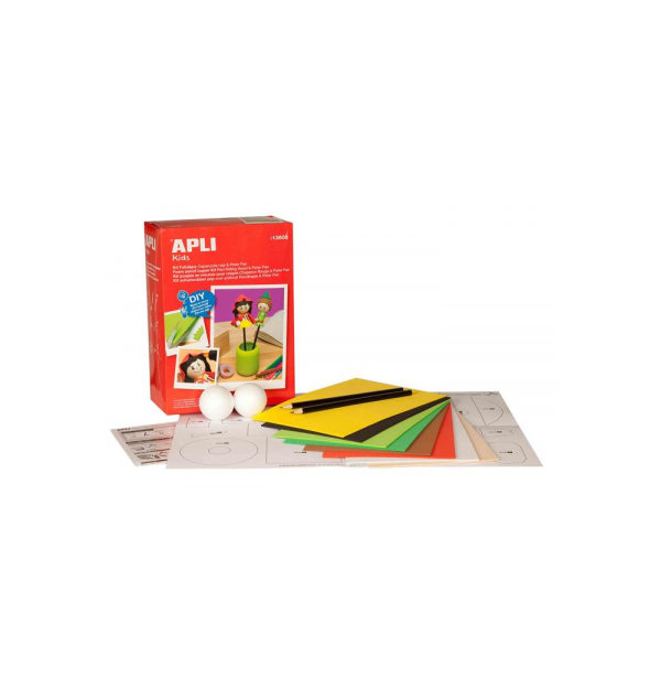 Kit Apli pentru crearea papusilor Scufita Rosie si Peter Pan