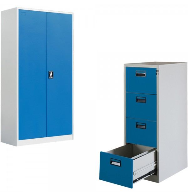 SET: FISET METALIC + CLASIFICATOR METALIC ASAMBLAT usi/sertare albastre, PLUS