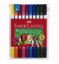 Carioca 10 Culori 2 Capete Faber-Castell