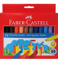 Carioca 24 culori Jumbo Faber-Castell