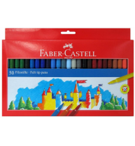 Carioci 50 culori Faber-Castell