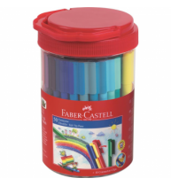 Carioca 50 Culori Connector Borcan Faber-Castell