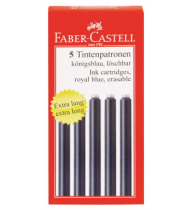Cartuse Cerneala Mari Albastre 5 Buc/Cutie Faber-Castell