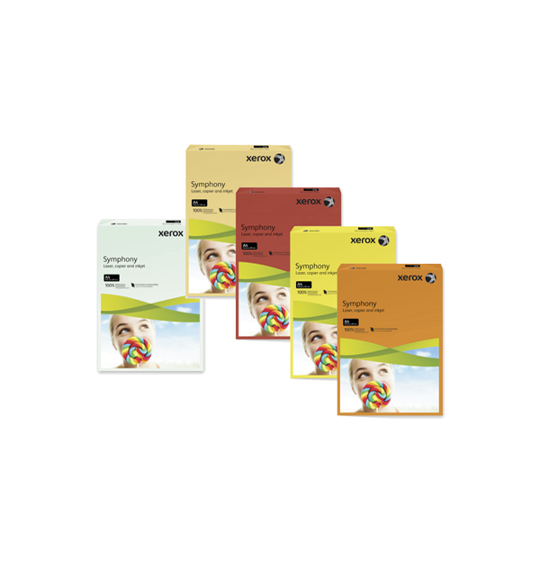 CARTON COLOR XEROX SYMPHONY A4, 160 g/mp, culori pastel CARTON COLOR XEROX SYMPHONY A4, 160 g/mp, culori pastel