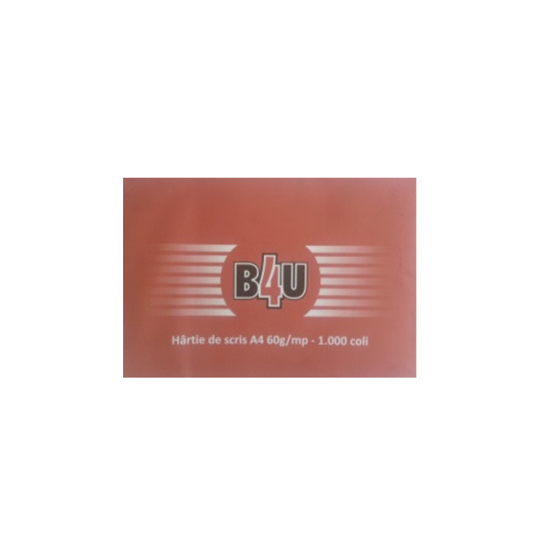 HARTIE DE SCRIS A4, 60 g/mp, 500 coli/top HARTIE DE SCRIS A4, 60 g/mp, 500 coli/top
