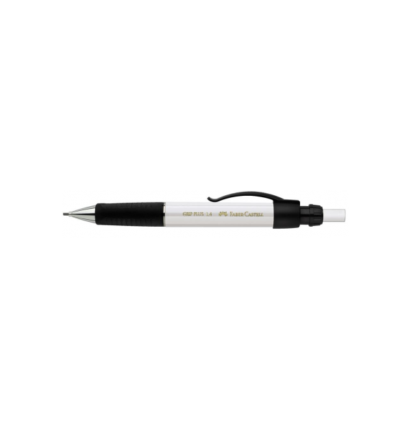 Creion Mecanic 1.4 mm Alb Grip Plus 1314 Faber-Castell