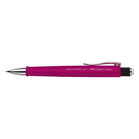 Creion Mecanic 0.7Mm Poly Matic Roz Faber-Castell