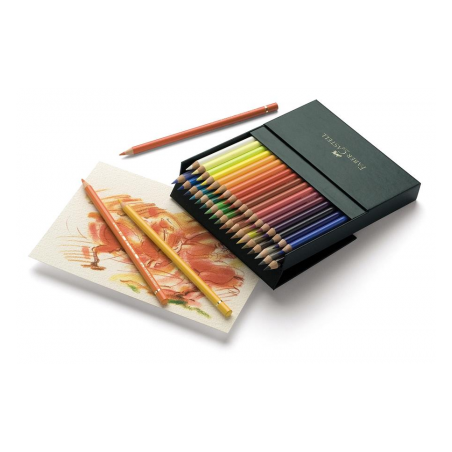 Creioane Colorate Polychromos 36 Culori Cutie Studio Faber-Castell