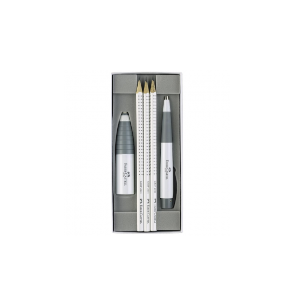 Set Cadou White Edition Faber-Castell