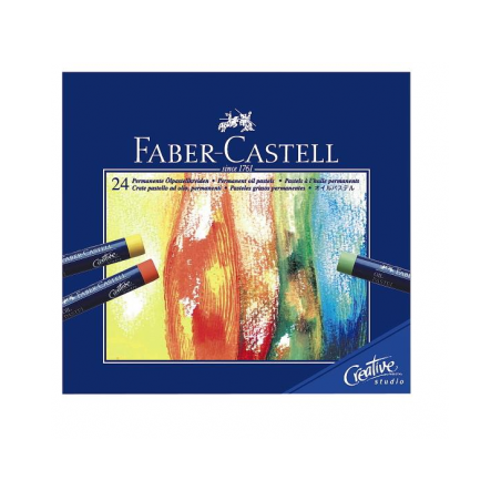 Creioane Ulei Pastel 24 Culori Faber-Castell