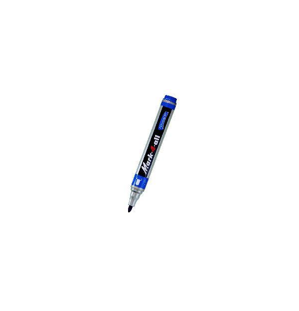 Marker permanent Stabilo Mark-4-All, varf 1.5 - 2.5 mm, albastru