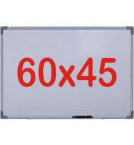 Tabla alba magnetica, 60x45 cm Premium (7 ani Garantie)
