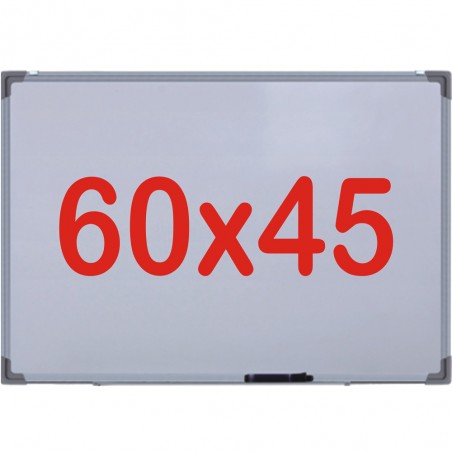 Tabla alba magnetica, 60x45 cm Premium (7 ani Garantie)