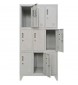 Vestiar metalic Premium pentru valori cu 9 compartimente si picioare, 900x450x1920 mm (LxlxH), Neasamblat, PLUS