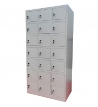 Vestiar metalic Premium pentru valori cu 21 compartimente, 900x500x1800 mm (LxlxH), Neasamblat, PLUS