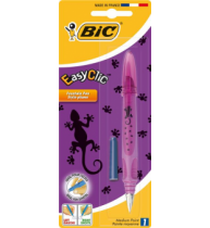 Stilou Bic Easy Clic Geko, 1 bucata/blister