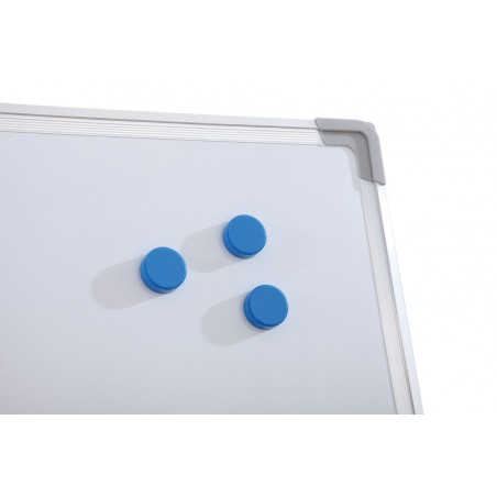 Pachet Tabla alba magnetica, 100x150 cm Premium + accesorii: markere, burete, magneti