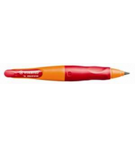 Creion mecanic Stabilo easy 'smove, pentru dreptaci + ascutitoare, fetite